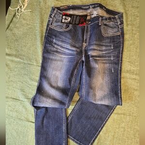Cowgirl Tuff Jeans. Size 40 Short